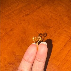 Gold Heart Nose Cuff